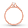 Thumbnail Image 2 of Now + Forever Diamond Engagement Ring 1/2 carat tw Round-cut 14K Rose Gold