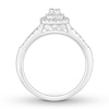 Thumbnail Image 1 of Diamond Engagement Ring 3/8 carat tw Round-cut 10K White Gold