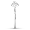 Thumbnail Image 3 of Now + Forever Diamond Engagement Ring 3/8 carat tw Round-cut 10K White Gold