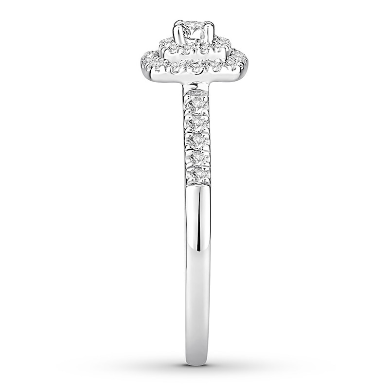 Main Image 3 of Now + Forever Diamond Engagement Ring 3/8 carat tw Round-cut 10K White Gold