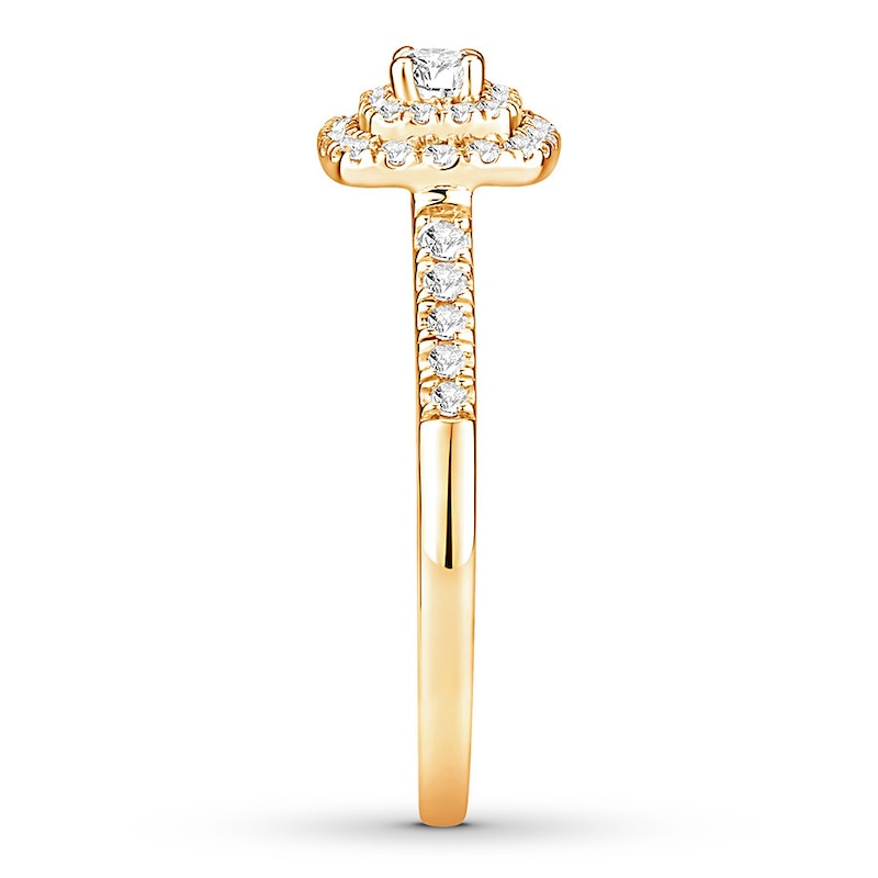 Main Image 3 of Now + Forever Diamond Engagement Ring 3/8 carat tw Round-cut 10K Yellow Gold