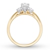 Thumbnail Image 2 of Now + Forever Three-Stone Diamond Ring 5/8 ct tw Round-cut 14K Two-Tone Gold