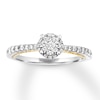 Thumbnail Image 1 of Now + Forever Diamond Engagement Ring 5/8 ct tw Round-cut 14K Two-Tone Gold