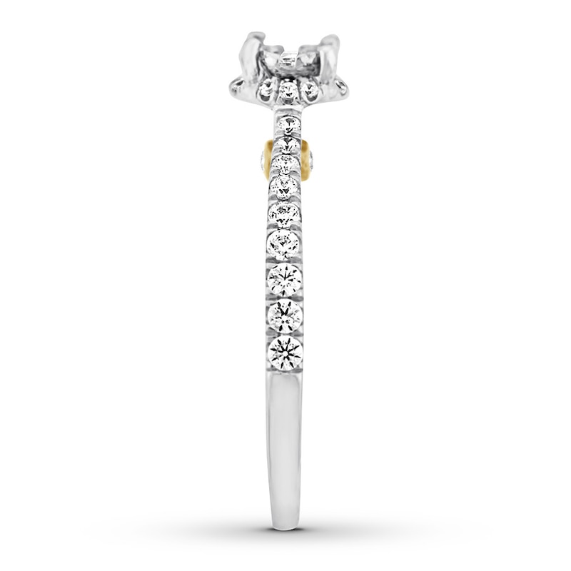 Main Image 3 of Now + Forever Diamond Engagement Ring 5/8 ct tw Round-cut 14K Two-Tone Gold