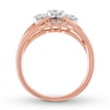 Thumbnail Image 2 of Memories Moments Magic Three-Stone Diamond Ring 1/2 ct tw Round-cut 14K Two-Tone Gold