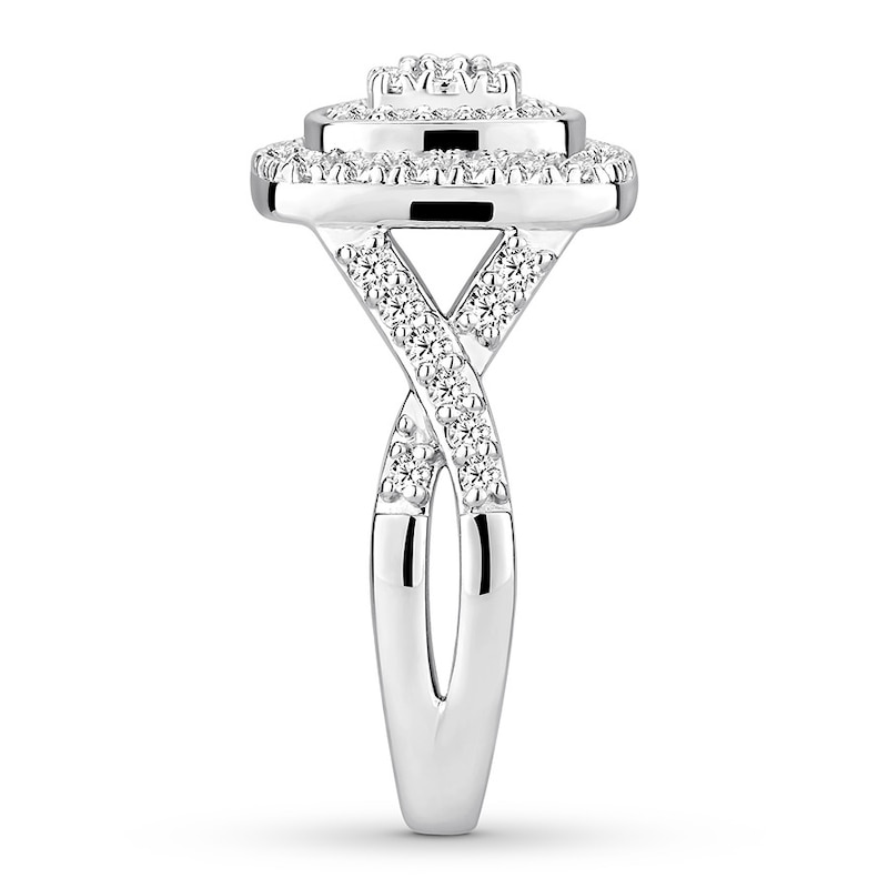 Diamond Engagement Ring 1 ct tw 10K White Gold