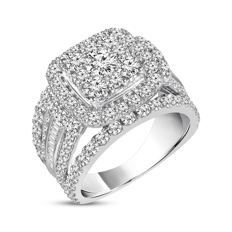 Diamond Engagement Ring 2 Carats tw 10K White Gold