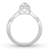 Thumbnail Image 1 of Diamond Engagement Ring 5/8 Carat tw Round 14K White Gold