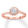 Thumbnail Image 0 of Round Diamond Engagement Ring 1/5 ct tw 14K Rose Gold (I/I2)