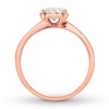 Round Diamond Engagement Ring 1/5 ct tw 14K Rose Gold