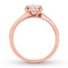 Thumbnail Image 1 of Round Diamond Engagement Ring 1/5 ct tw 14K Rose Gold (I/I2)