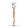 Thumbnail Image 2 of Three-Stone Diamond Ring 1-1/3 ct tw Round-cut 14K Two-Tone Gold