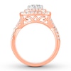 Thumbnail Image 1 of Diamond Engagement Ring 1-1/4 ct tw Round-cut 14K Rose Gold