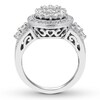 Thumbnail Image 1 of Diamond Engagement Ring 1-1/2 ct tw Round-cut 14K White Gold