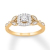 Thumbnail Image 0 of Diamond Engagement Ring 1/4 ct tw Round-cut 10K Yellow Gold