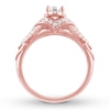 Thumbnail Image 1 of Diamond Engagement Ring 7/8 ct tw Oval & Round 14K Rose Gold