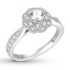 Thumbnail Image 3 of Diamond Engagement Ring 3/4 ct tw Round-cut 14K White Gold