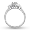 Thumbnail Image 2 of Diamond Engagement Ring 1-1/6 ct tw Round-cut 14K White Gold