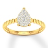 Thumbnail Image 0 of Diamond Engagement Ring 1/5 ct tw Round-cut 10K Yellow Gold