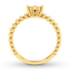 Thumbnail Image 2 of Now + Forever Diamond Engagement Ring 1/5 ct tw Round-cut 10K Yellow Gold
