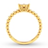 Thumbnail Image 1 of Diamond Engagement Ring 1/5 ct tw Round-cut 10K Yellow Gold