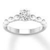 Thumbnail Image 0 of Diamond Engagement Ring 5/8 ct tw Round-cut 14K White Gold