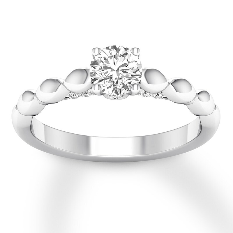 Main Image 1 of Now + Forever Diamond Engagement Ring 5/8 ct tw Round-cut 14K White Gold