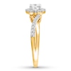 Thumbnail Image 1 of Diamond Engagement Ring 3/4 ct tw Round-cut 14K Yellow Gold