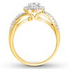 Thumbnail Image 2 of Diamond Engagement Ring 3/4 ct tw Round-cut 14K Yellow Gold