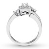 Thumbnail Image 1 of Diamond Engagement Ring 3/8 ct tw Round-cut 14K White Gold
