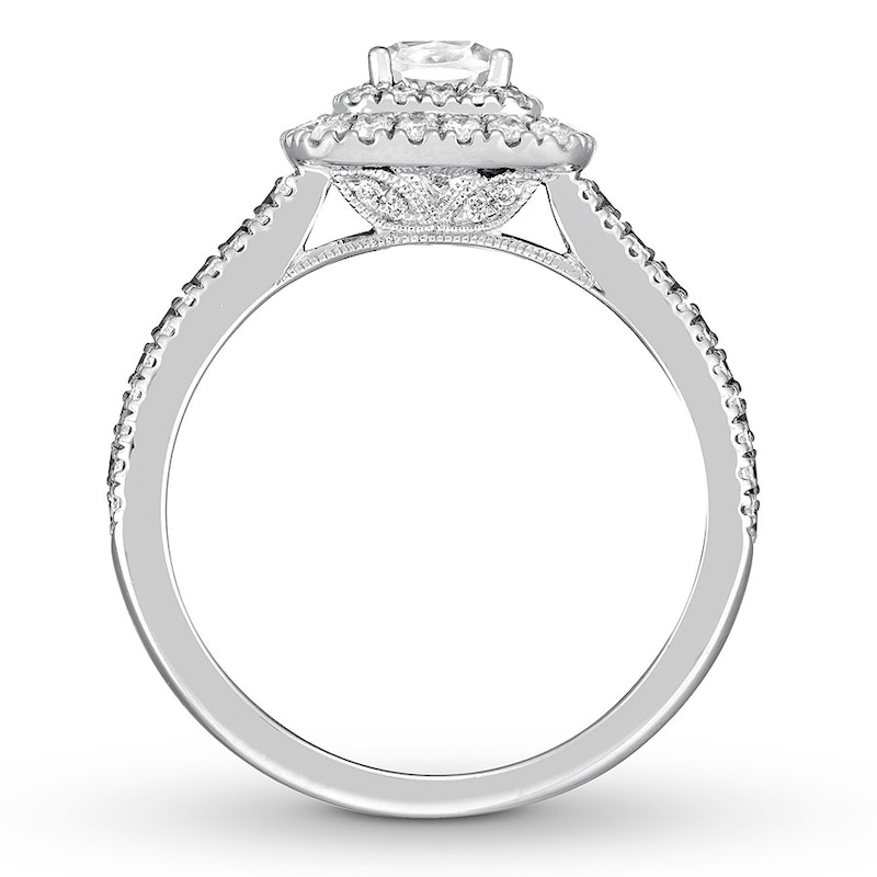 Neil Lane Cushion-cut Diamond Engagement Ring 1-1/8 ct tw 14K White Gold