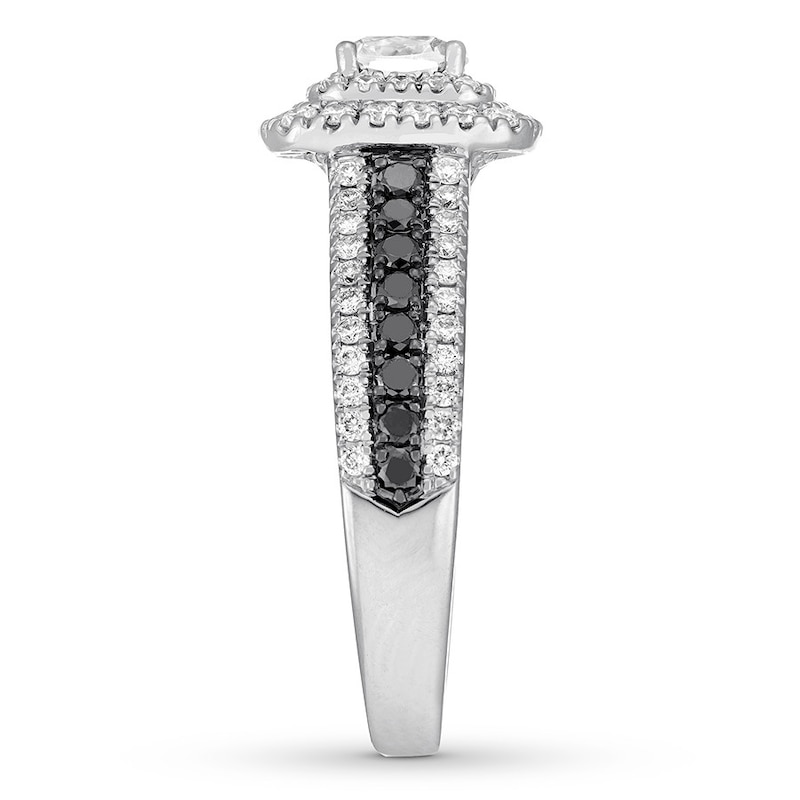 Main Image 3 of Neil Lane Cushion-cut Diamond Engagement Ring 1-1/8 ct tw 14K White Gold