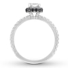 Thumbnail Image 2 of Neil Lane Cushion-cut Diamond Engagement Ring 1-1/4 ct tw 14K White Gold