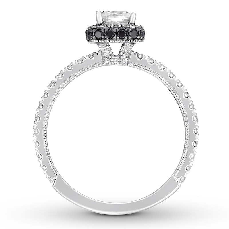 Main Image 2 of Neil Lane Cushion-cut Diamond Engagement Ring 1-1/4 ct tw 14K White Gold