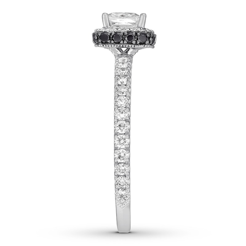 Main Image 3 of Neil Lane Cushion-cut Diamond Engagement Ring 1-1/4 ct tw 14K White Gold