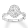 Thumbnail Image 1 of Now + Forever Diamond Engagement Ring 3/4 ct tw Round-cut 14K White Gold
