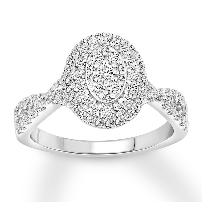 Main Image 1 of Now + Forever Diamond Engagement Ring 3/4 ct tw Round-cut 14K White Gold