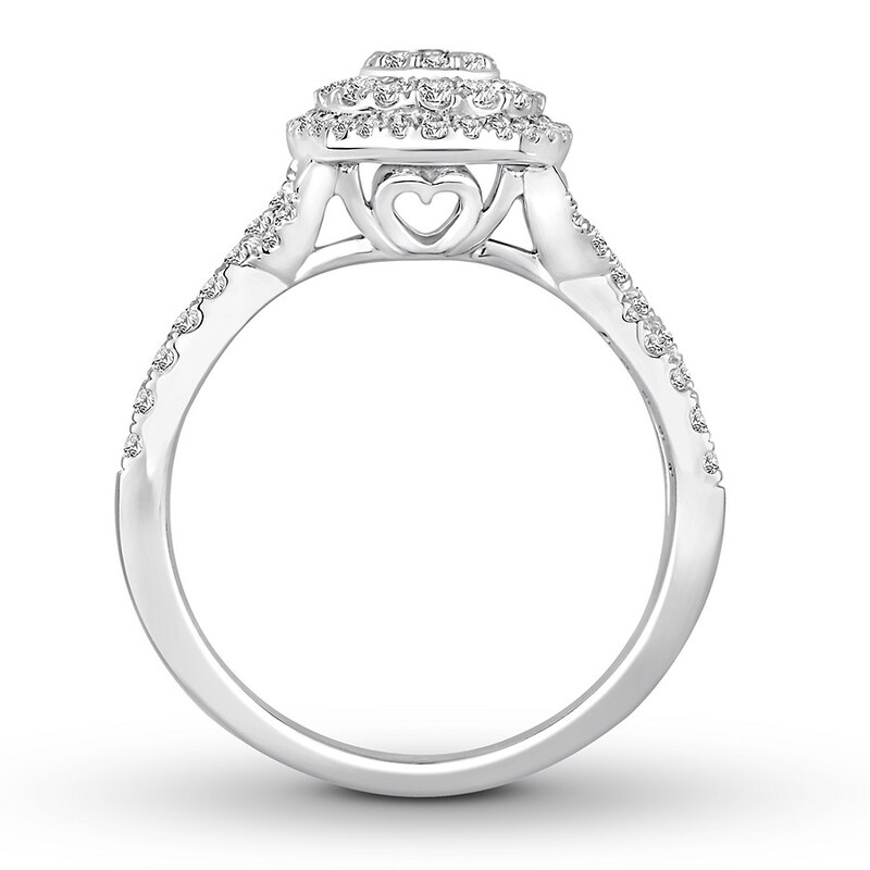 Main Image 2 of Now + Forever Diamond Engagement Ring 3/4 ct tw Round-cut 14K White Gold