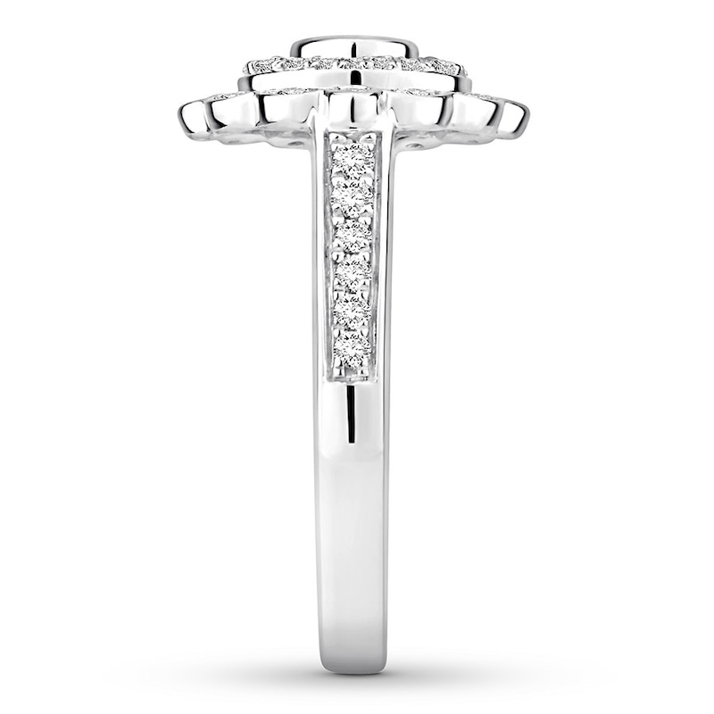 Main Image 3 of Now + Forever Diamond Engagement Ring 1/2 ct tw Round-cut 14K White Gold