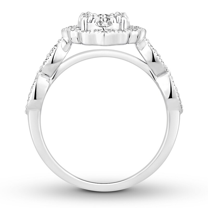 Main Image 2 of Now + Forever Diamond Engagement Ring 3/4 ct tw Round-cut 14K White Gold