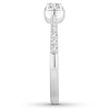 Thumbnail Image 2 of Diamond Engagement Ring 1/3 ct tw Round-cut 10K White Gold