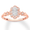Thumbnail Image 1 of Now + Forever Diamond Engagement Ring 1/3 ct tw Round-cut 10K Rose Gold