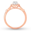 Thumbnail Image 2 of Now + Forever Diamond Engagement Ring 1/3 ct tw Round-cut 10K Rose Gold