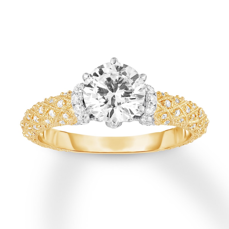 Main Image 1 of Now + Forever Diamond Engagement Ring 1-1/4 ct tw Round-cut 14K Two-Tone Gold
