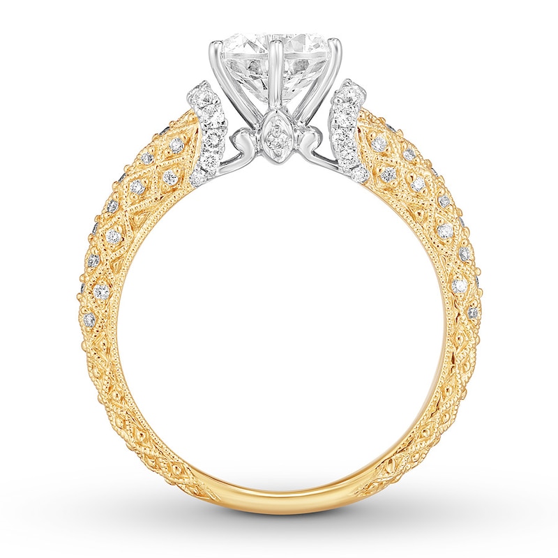 Main Image 2 of Now + Forever Diamond Engagement Ring 1-1/4 ct tw Round-cut 14K Two-Tone Gold