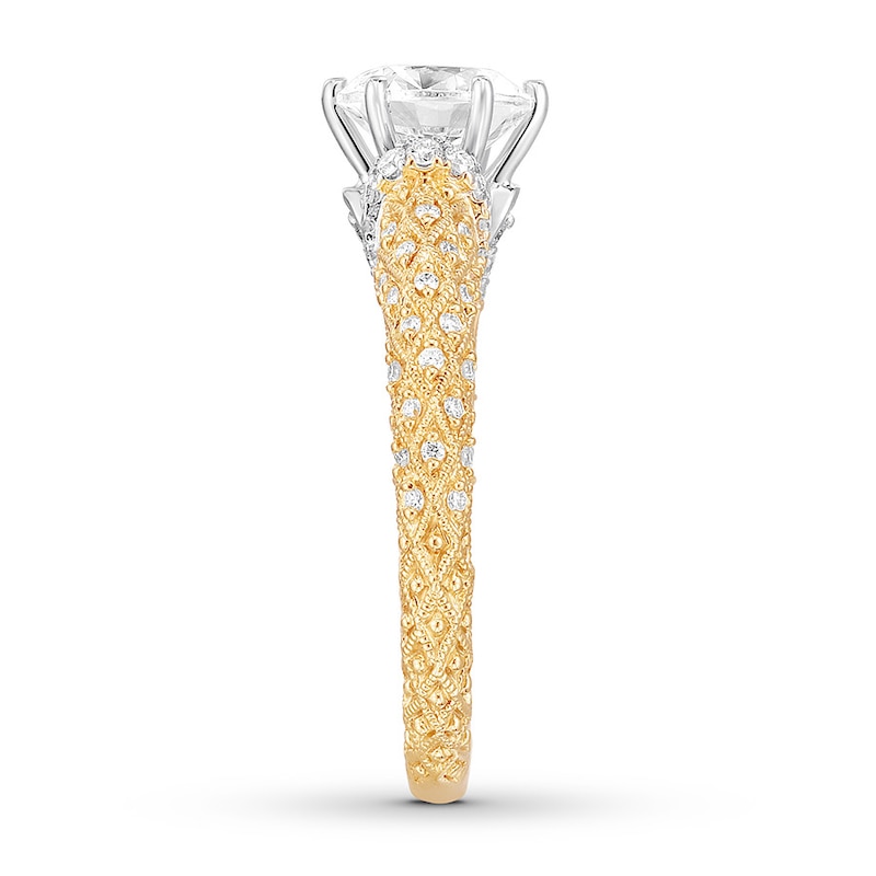 Main Image 3 of Now + Forever Diamond Engagement Ring 1-1/4 ct tw Round-cut 14K Two-Tone Gold