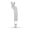 Thumbnail Image 2 of Diamond Engagement Ring 3/4 ct tw Round-cut 14K White Gold