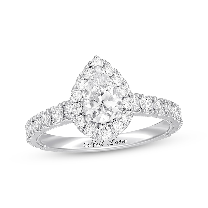 Neil Lane Premiere Diamond Engagement Ring 1-1/2 ct tw 14K Gold