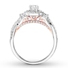 Thumbnail Image 2 of Now + Forever Diamond Engagement Ring 7/8 ct tw Round-cut 14K Two-Tone Gold