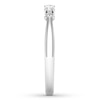 Thumbnail Image 3 of Now + Forever Three-Stone Diamond Ring 1/2 ct tw Oval/Round 10K White Gold